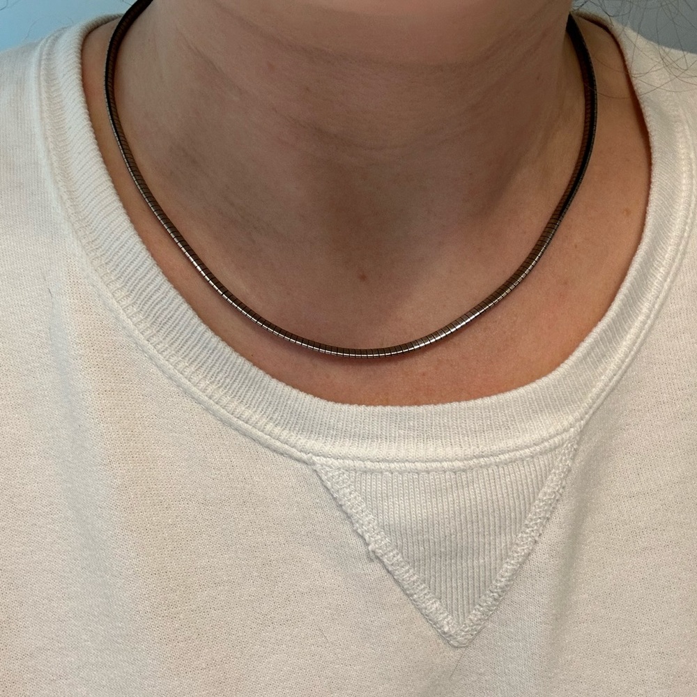 Omega Sterling Silver Necklace